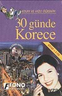 30 Günde Korece (Kitap+3Cd) - Fono Yayınları