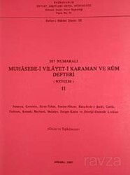 387 Numaralı Muhasebe-i Vilayet-i Karaman ve Rum Defteri (937-1530)-II - Devlet Arşivleri Genel Müdürlüğü