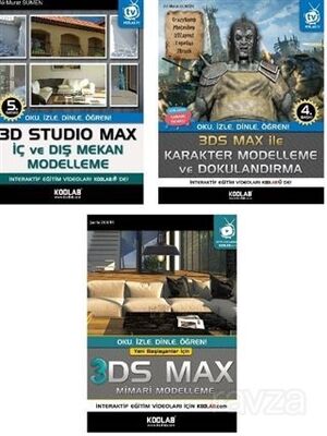 3D Studio Max Eğitim Seti (3 Kitap Takım) - 1