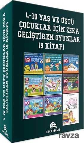4-10 Yaş ve Üstü Çocuklar İçin IQ Zeka Geliştiren Oyunlar (9 Kitap) - 1