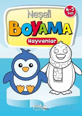 4-5 Yaş Neşeli Boyama Hayvanlar - 1