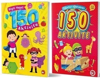 4-6 Yaş Bilgili Eğlendiren 150 Aktivite Seti (2 Kitap Takım) - 1