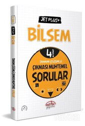 4. Sınıf Bilsem Jet Plus+ Tamamı Çözümlü Çıkması Muhtemel Sorular - Editör Yayınları