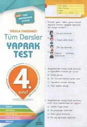 4. Sınıf Tüm Dersler Yaprak Test - 4 Element Yayınları