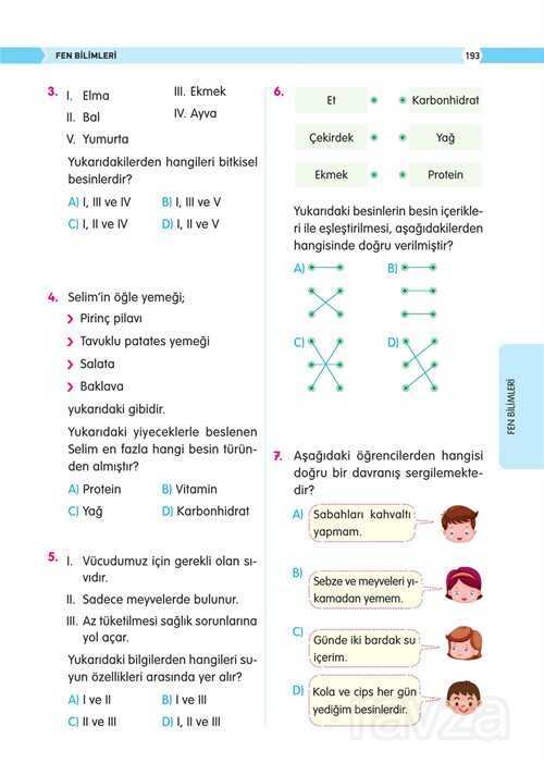 4. Sınıf Vip Tüm Dersler Soru Bankası - 5