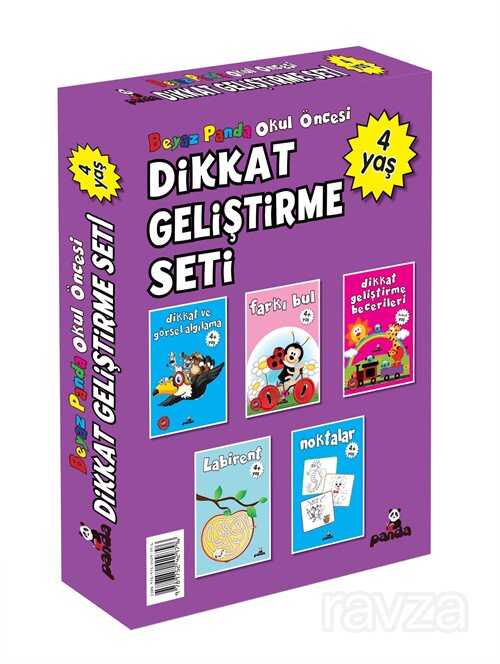 4 Yaş Dikkat Geliştirme Seti - Beyaz Panda Yayınları