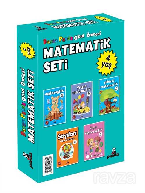 4 Yaş Matematik Seti - Beyaz Panda Yayınları