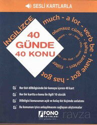 40 Günde 40 İngilizce Konu (Kelime Kartı) - Fono Yayınları