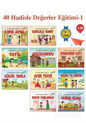 40 Hadisle Değerler Eğitimi 1 (10 Kitap) - Pırıltı Kitapları