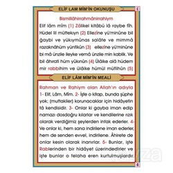 41 Yasin Tebareke Amme Vakıa-Cuma ve Türkçe Okunuşları ve Türkçe Açıklamaları (Rahle Boy Kod:113) - Seda Yayınları
