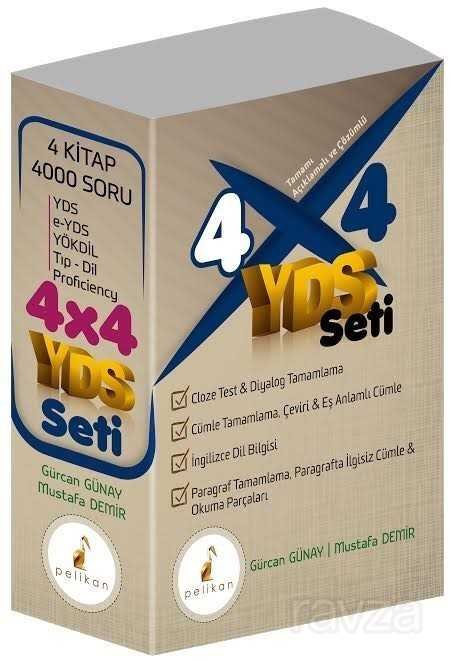 4x4 YDS Açıklamalı Tamamı Çözümlü Set (4 Kitap) - 1