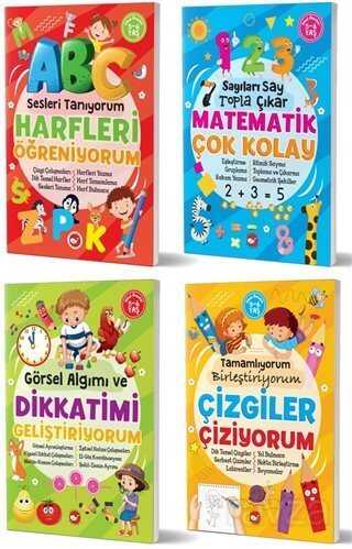 5-6 Yaş Zekamı Geliştiriyorum Etkinlik Seti (4 Kitap Takım) - Beyaz Balina Yayınları