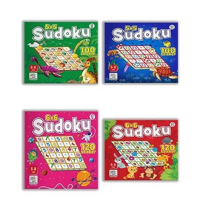 5-8 Yaş Stickerlı Sudoku Seti - 1