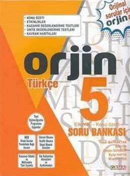 5 Orjin Türkçe Konu Özetli Soru Bankası - 1