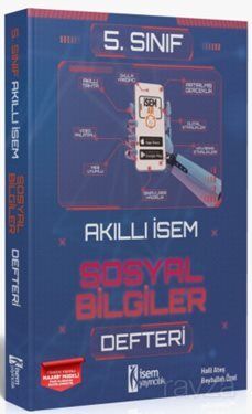 5. Sınıf Akıllı İsem Defteri Sosyal Bilgiler - 1