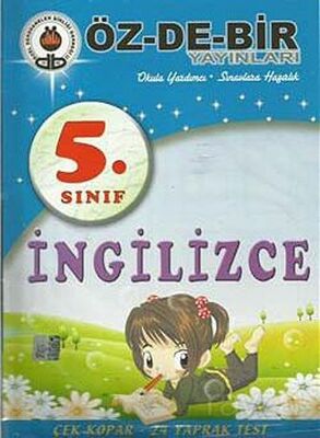 5. Sınıf İngilizce Çek Kopar Yaprak Test - 1