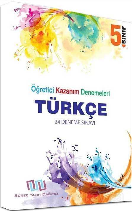 5. Sınıf Öğretici Kazanım Denemeleri Türkçe 24 Deneme Sınavı - 1