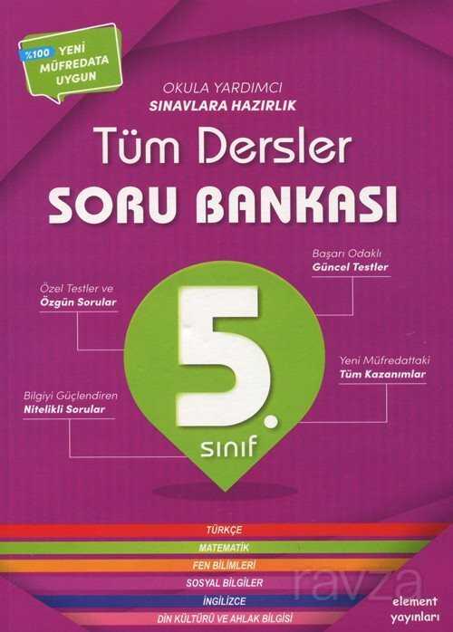 5. Sınıf Tüm Dersler Soru Bankası - 4 Element Yayınları