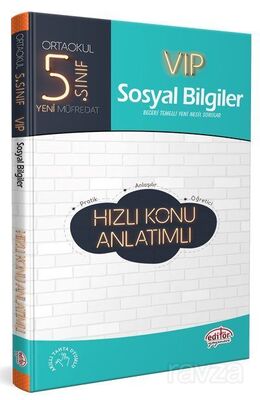 5. Sınıf VIP Sosyal Bilgiler Hızlı Konu Anlatımlı - 1