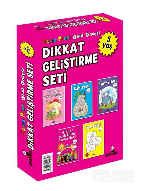 5 Yaş Dikkat Geliştirme Seti - Beyaz Panda Yayınları