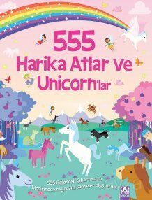 555 Eğlenceli Çıkartma - Harika Atlar ve Unicornlar - 1