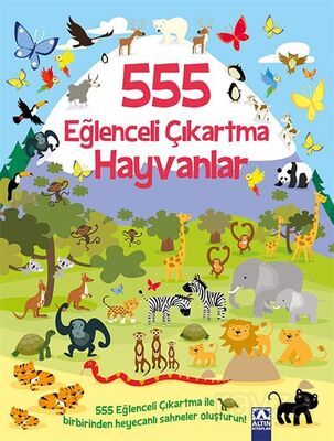 555 Eğlenceli Çıkartma / Hayvanlar - 1