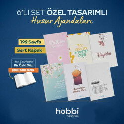 6 Li Set Özel Tasarimli Huzur Ajandalari 2 - Hobbi Tasarim