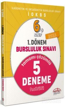 6. Sınıf 1. Dönem Bursluluk Sınavı Tamamı Çözümlü 5 Deneme Sınavı - 1