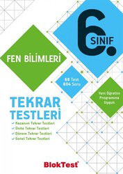 6. Sınıf Fen Bilimleri Tekrar Testleri - 2645 Yayınları
