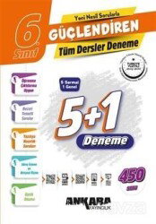 6. Sınıf Güçlendiren Tüm Dersler Denemeler (5+1 Denemeler) - Ankara Yayıncılık