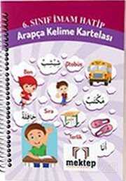 6. Sınıf İmam Hatip Arapça Kelime Kartelası - Mektep Yayınları