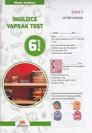 6. Sınıf İngilizce Yaprak Test - 1
