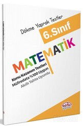6. Sınıf Matematik Konu Kazanım Testleri - Editör Yayınları