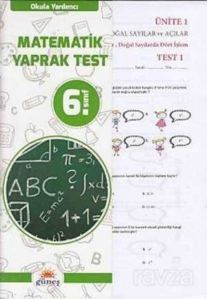 6. Sınıf Matematik Yaprak Test - 1