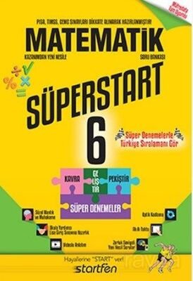 6. Sınıf Süperstart Matematik Kavra Geliştir Pekiştir Süper Denemeler - 1