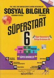 6. Sınıf Süperstart Sosyal Bilgiler Kavra Geliştir Pekiştir Süper Denemeler - Startfen Yayınları