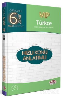 6. Sınıf VIP Türkçe Hızlı Konu Anlatımlı - 1