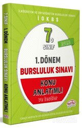 7. Sınıf 1. Dönem Bursluluk Sınavı Konu Anlatımlı - Editör Yayınları