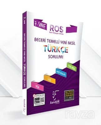 7. Sınıf Beceri Temelli Yeni Nesil ROS Türkçe Soruları - 1