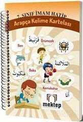 7. Sınıf İmam Hatip Arapça Kelime Kartelası - 1