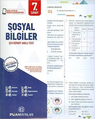 7. Sınıf Sosyal Bilgiler Yaprak Test - 1