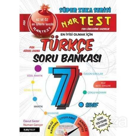 7. Sınıf Süper Zeka Türkçe Soru Bankası Fen Liselerine Hazırlık - 1
