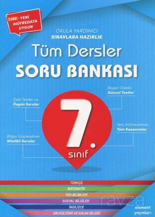 7. Sınıf Tüm Dersler Soru Bankası - 4 Element Yayınları