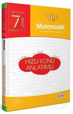 7. Sınıf VIP Matematik Hızlı Konu Anlatımlı - 1