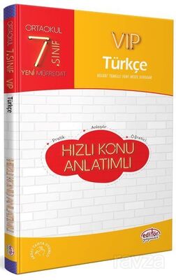 7. Sınıf VIP Türkçe Hızlı Konu Anlatımlı - 1