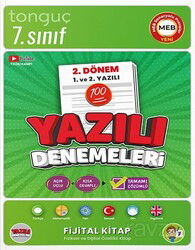 7. Sınıf Yazılı Denemeleri 2. Dönem 1 ve 2. Yazılı - Tonguç Akademi