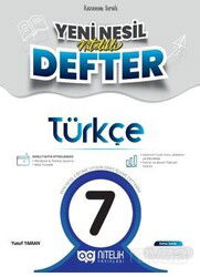 7.Sınıf Türkçe Yeni Nesil Nitelikli Defter - Nitelik Yayınları