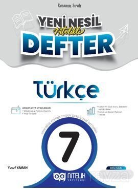 7.Sınıf Türkçe Yeni Nesil Nitelikli Defter - 1