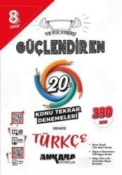 8.? ?Sınıf Güçlendiren Türkçe 20'li Konu Tekrar Denemesi (Video Çözümlü) - Ankara Yayıncılık