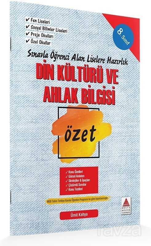 8. Sınıf Din Kültürü ve Ahlak Bilgisi Özet Liselere Hazırlık - 1